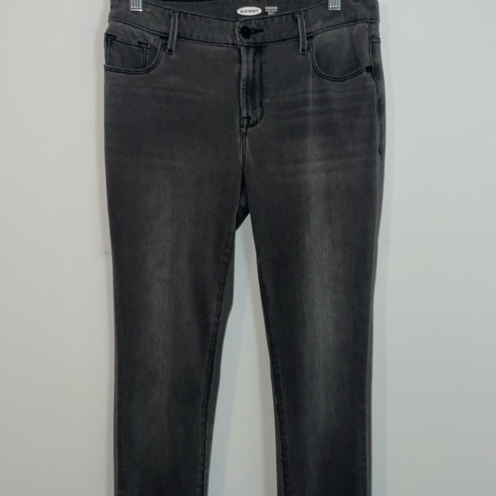 Gray Rockstar Jeans